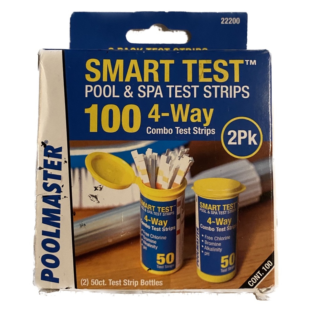Poolmaster Smart Test 4-Way Pool & Spa Water Chemistry 2PK READ DESCRIPTION
